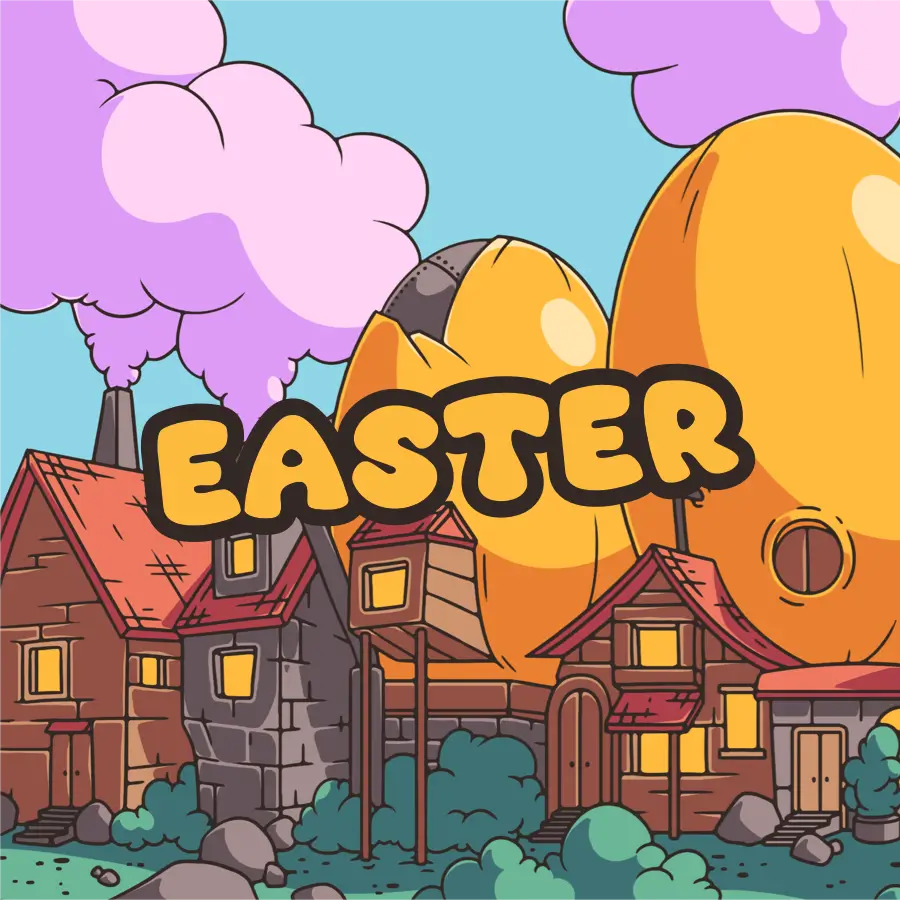 Digital easter escape rooms.