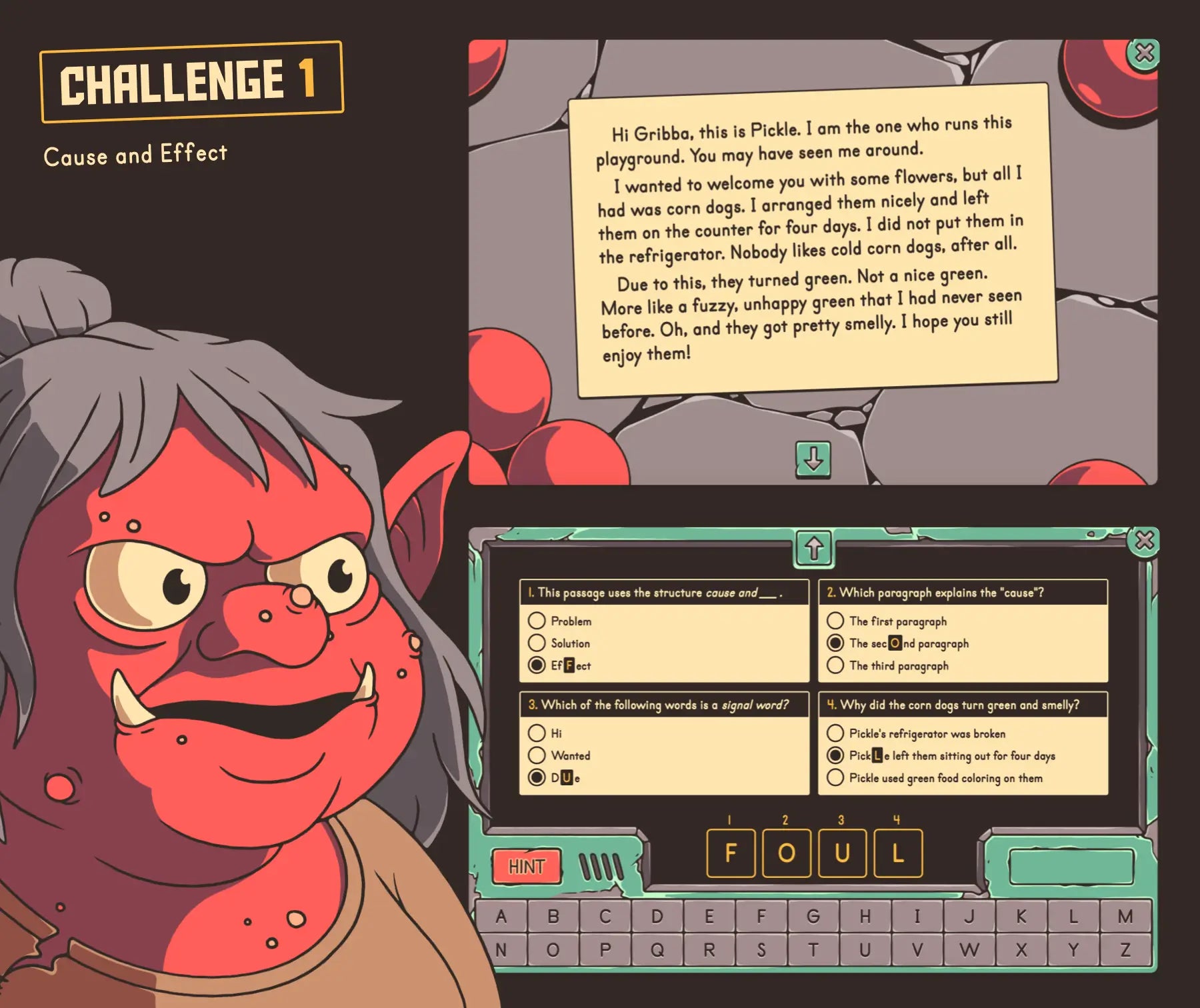 Digital 4th and 5th grade text structures escape room activity covering cause and effect.