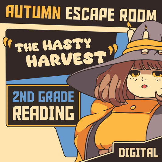 Fall 2nd grade reading comprehension escape room.
